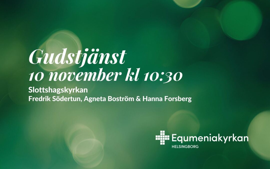 Gudstjänst – 10 nov kl 10:30 – Rosengårdskyrkan